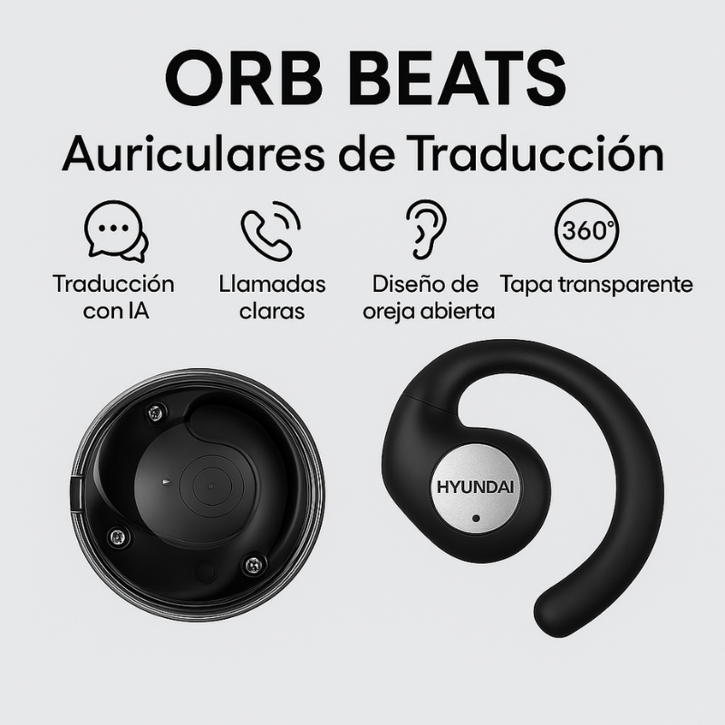 Orb Beats - Audifonos Bluetooth con forma de Esfera