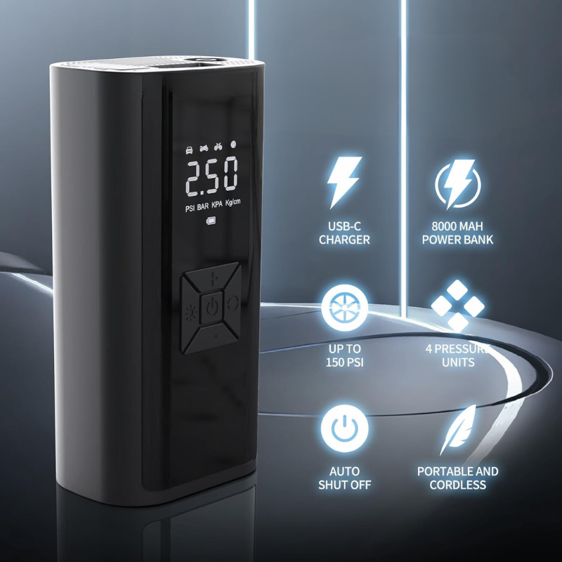 Air Pump Pulse - Bomba de Aire Multiuso 150 PSI