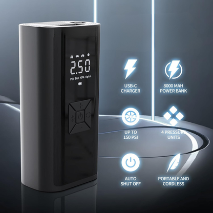 Air Pump Pulse - Bomba de Aire Multiuso 150 PSI