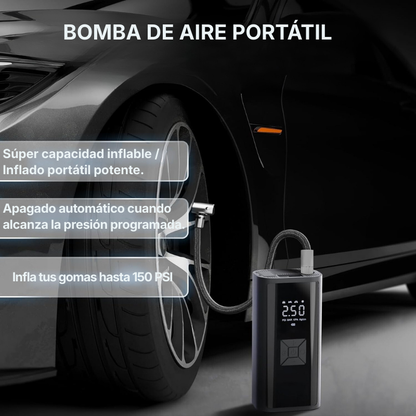 Air Pump Pulse - Bomba de Aire Multiuso 150 PSI