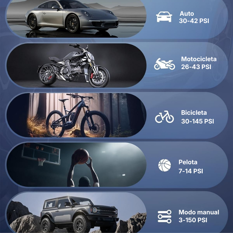Air Pump Pulse - Bomba de Aire Multiuso 150 PSI