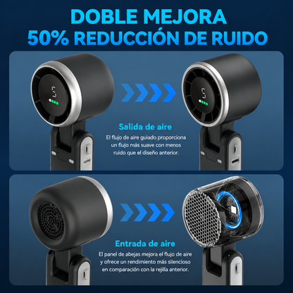 Cool Breeze | Abanico Turbo Portátil 3 en 1