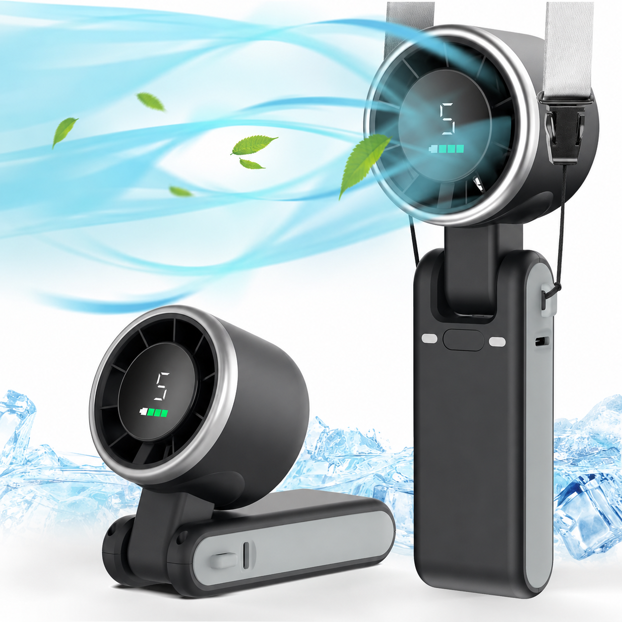 Cool Breeze | Abanico Turbo Portátil 3 en 1