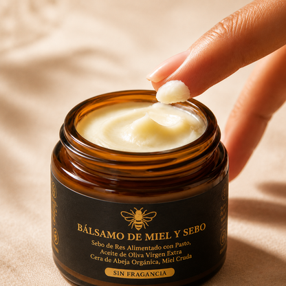 NutriSebo - Bálsamo Natural de Sebo y Miel