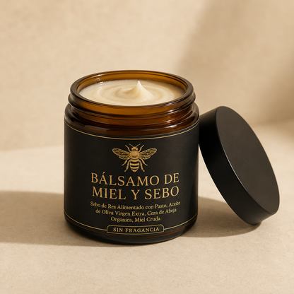 NutriSebo - Bálsamo Natural de Sebo y Miel
