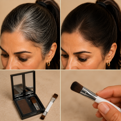 Root Luxe – Polvo Cubre Canas y Raíces