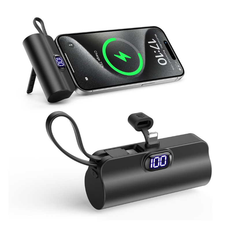 Snap n Charge - Cargador Portátil 2 en 1