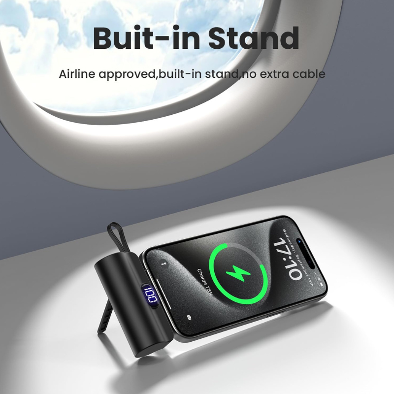 Snap n Charge - Cargador Portátil 2 en 1