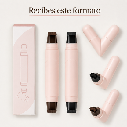 Wing Duo | Set Delineador con Sello Negro + Marrón