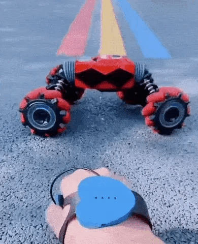 Carro Acrobático a Control Remoto y Sensorial, Recargable