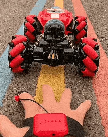 Carro Acrobático a Control Remoto y Sensorial, Recargable